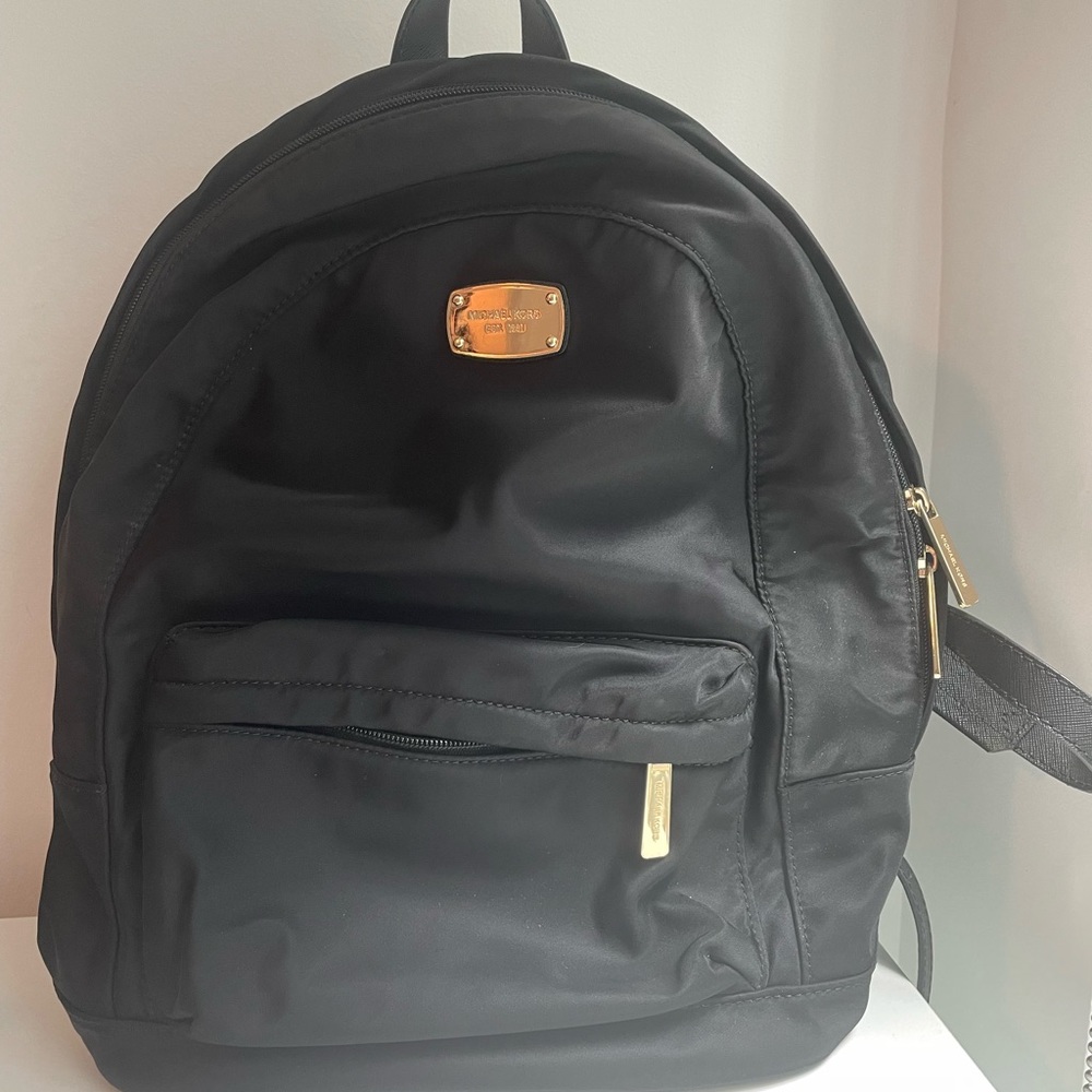 Black Michael Kors Mini Backpack